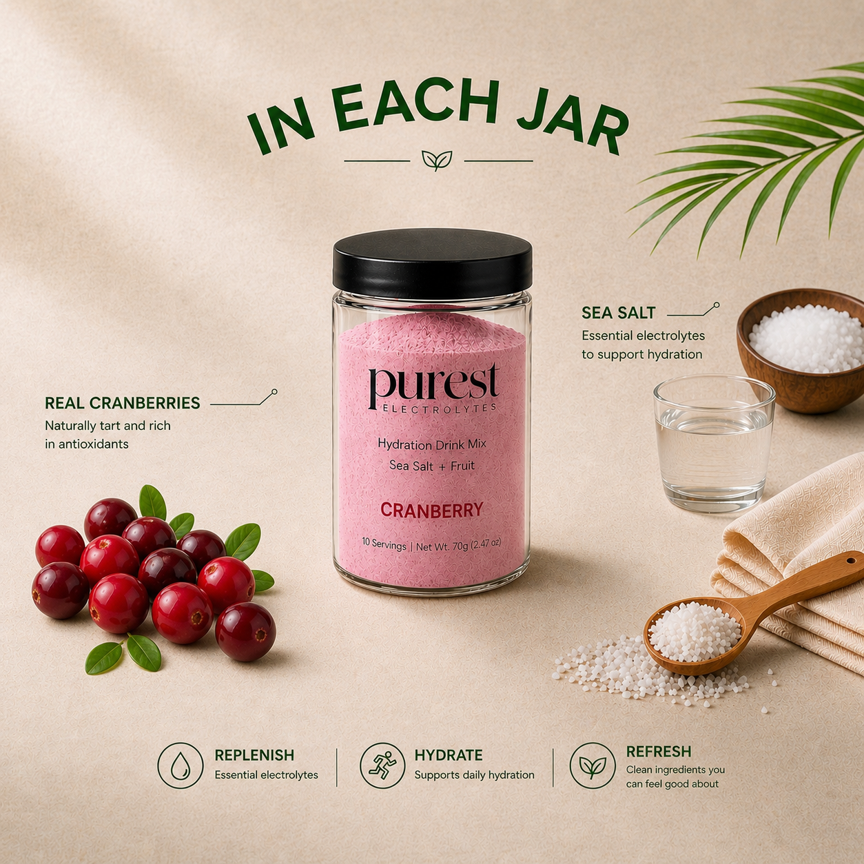 10 Servings Cranberry