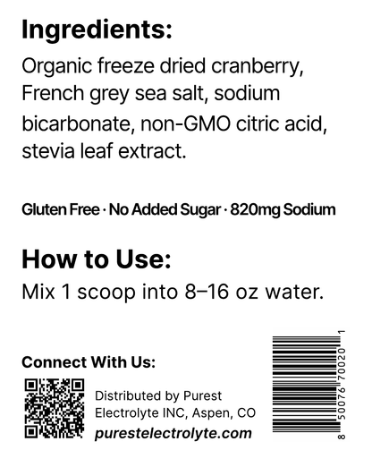 10 Servings Cranberry