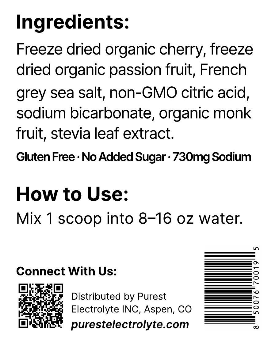10 Servings Passion Cherry
